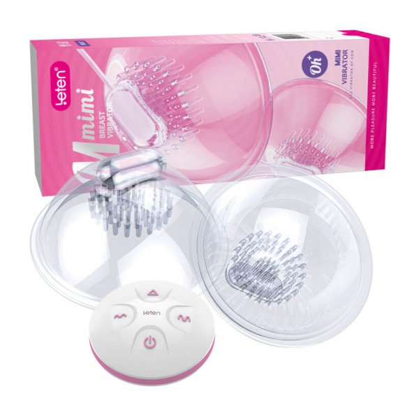 HK LETEN Nipple Breast Massager Vibrators (Chargeable - Transparent)